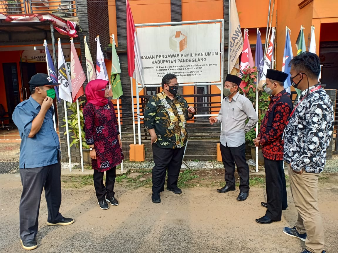 Anggota Bawaslu RI Rahmat Bagja Kunjungi Bawaslu Pandeglang