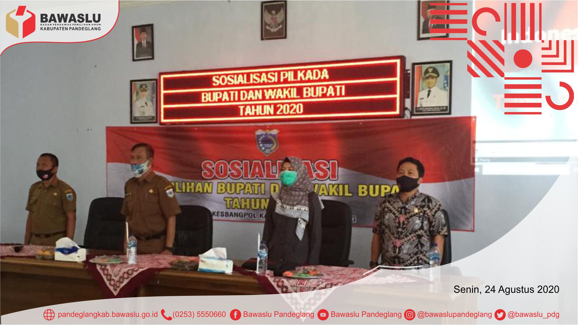 LINA HERLINA AJAK MASYARAKAT BERPARTISIPASI DALAM MENGAWASI PILKADA 2020