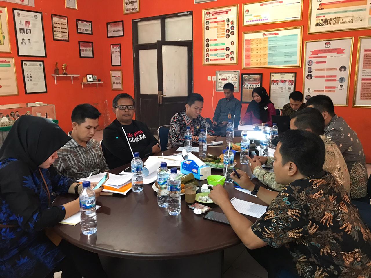 Rapat Koordinasi Penetapan Jumlah Minimum Dukungan Persyaratan Calon Perseorangan Dalam Pemilihan Bupati Dan Wakil Bupati Pandeglang Tahun 2020