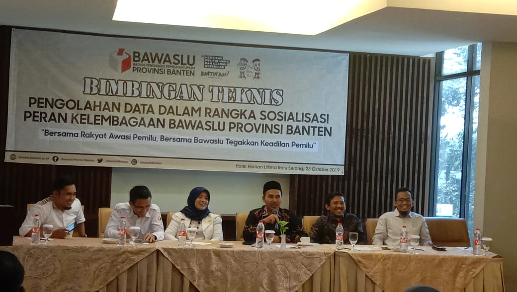 BAWASLU BANTEN GELAR BIMTEK PENGOLAHAN DATA