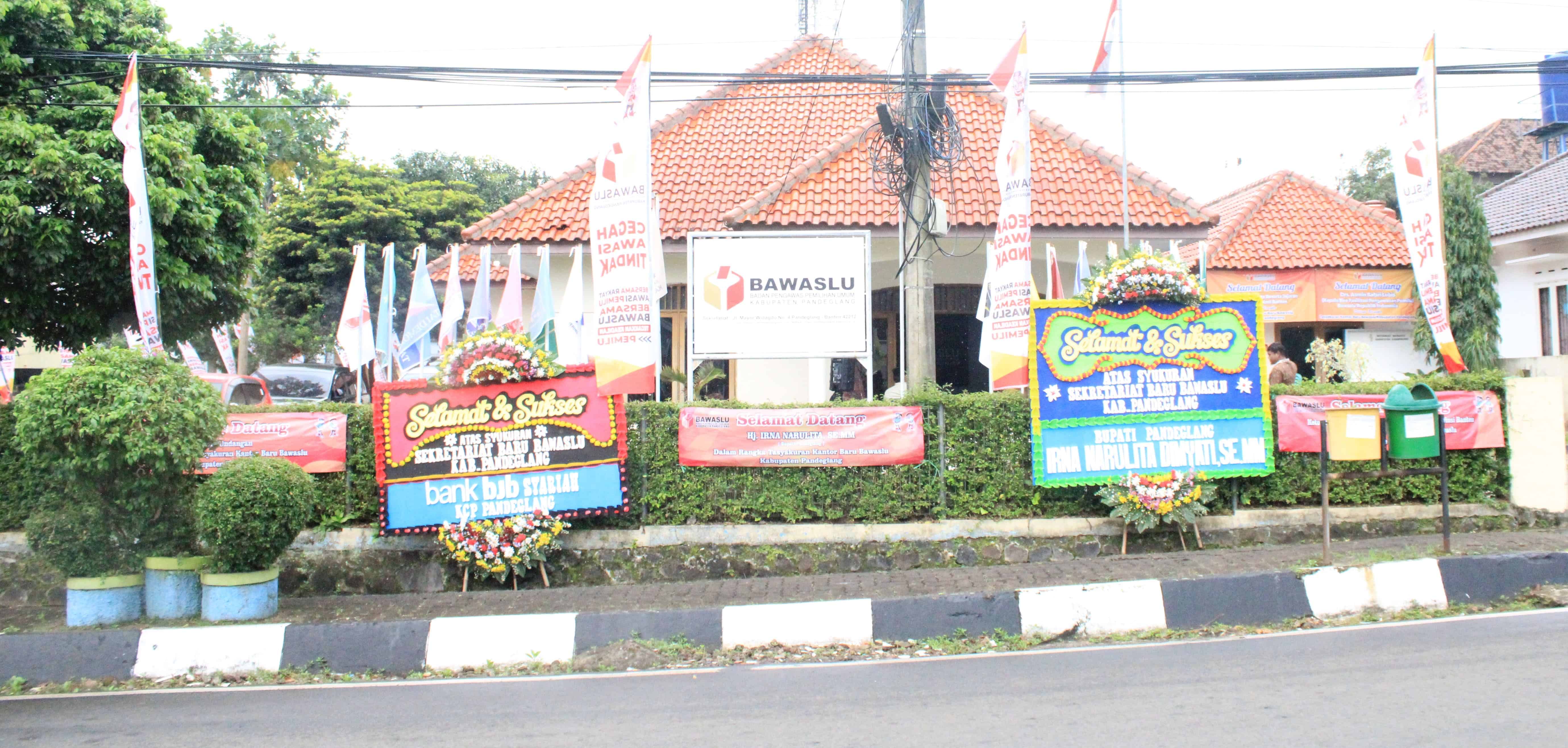 Bawaslu Pandeglang Tempati Sekretariat Baru