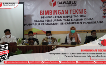 Bawaslu Pandeglang Gelar Bimtek Peningkatan Kapasitas SDM