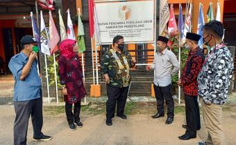 Anggota Bawaslu RI Rahmat Bagja Kunjungi Bawaslu Pandeglang