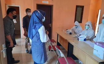 Bawaslu Kabupaten Pandeglang Lakukan Rapid Test Kepada Pengawas TPS