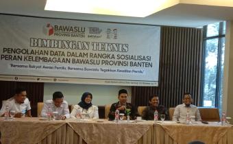 BAWASLU BANTEN GELAR BIMTEK PENGOLAHAN DATA