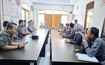 Suasana Rapat Internal Bawaslu Kabupaten Pandeglang