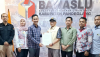 Ketua Bawaslu Pandeglang beserta jajaran PPID saat menerima kunjungan Komisi Informasi Provinsi Banten Kamis, (27/08/2026)
